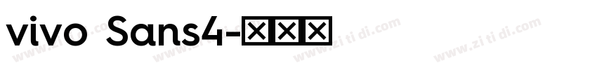 vivo Sans4字体转换 vivo Sans4字体转换
